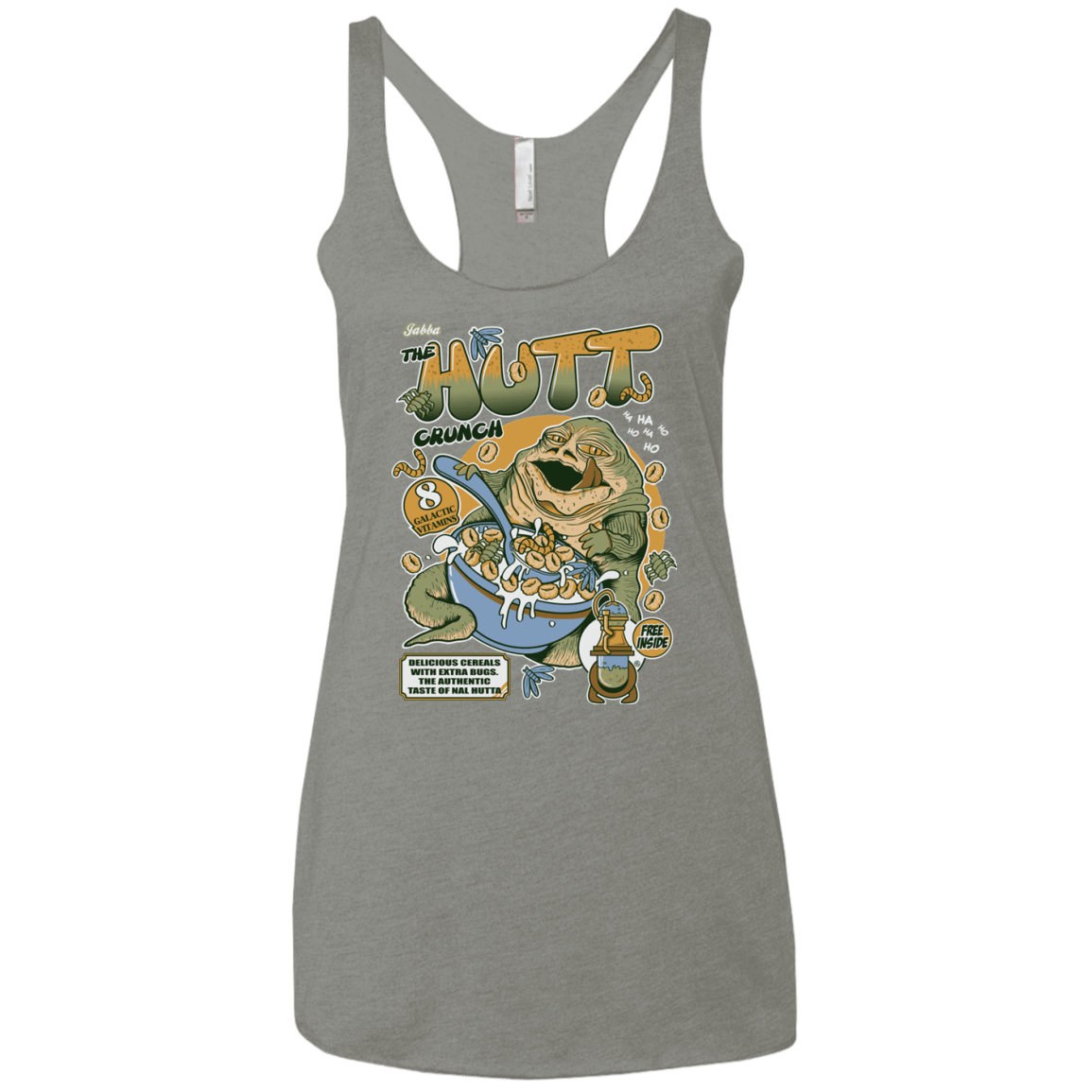 T-Shirts Venetian Grey / X-Small The Hutt Crunch Women's Triblend Racerback Tank