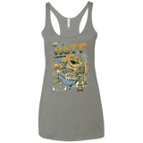 T-Shirts Venetian Grey / X-Small The Hutt Crunch Women's Triblend Racerback Tank