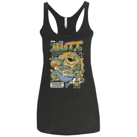 T-Shirts Vintage Black / X-Small The Hutt Crunch Women's Triblend Racerback Tank