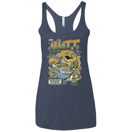 T-Shirts Vintage Navy / X-Small The Hutt Crunch Women's Triblend Racerback Tank