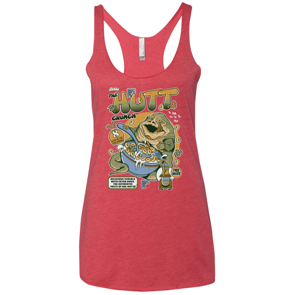 T-Shirts Vintage Red / X-Small The Hutt Crunch Women's Triblend Racerback Tank
