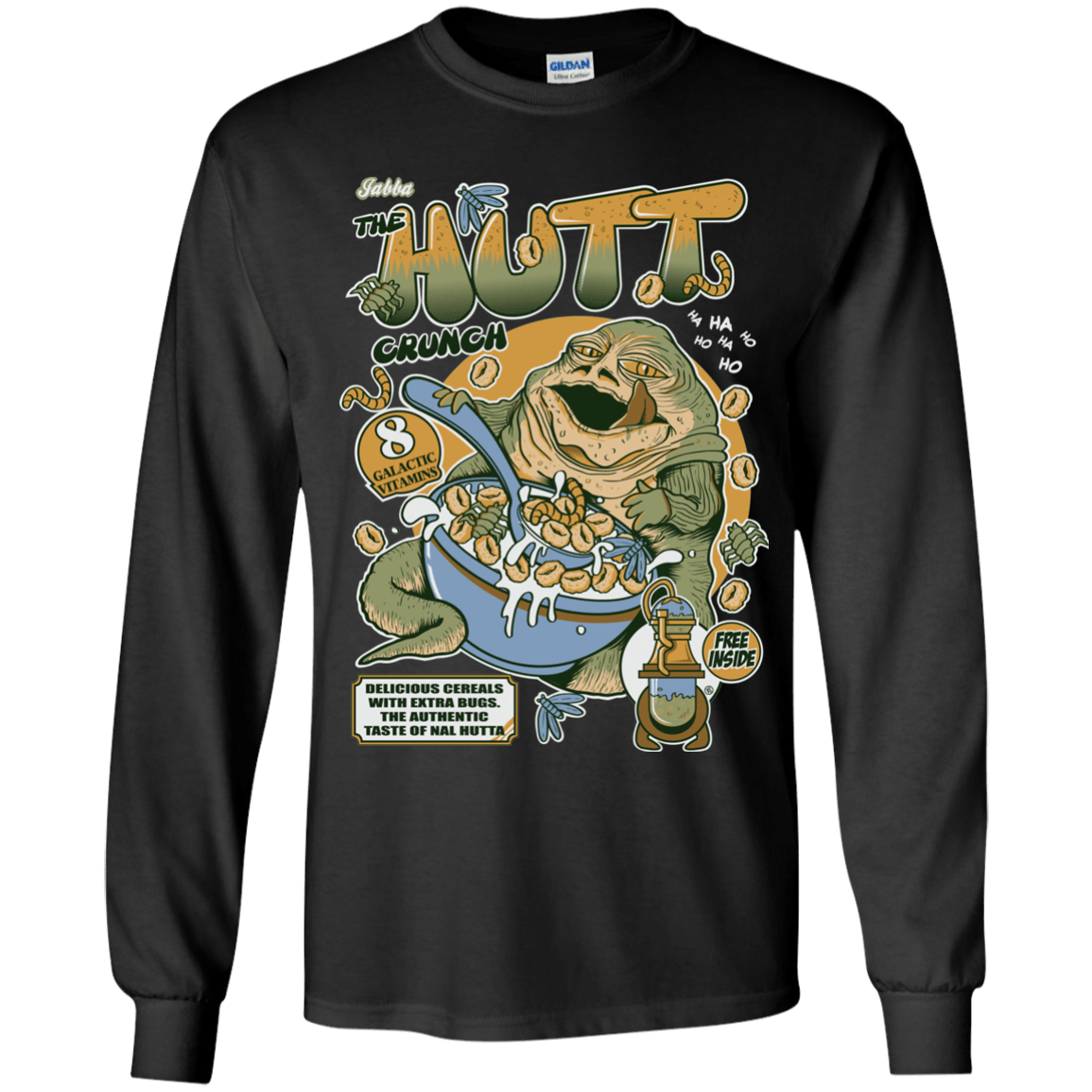 T-Shirts Black / YS The Hutt Crunch Youth Long Sleeve T-Shirt