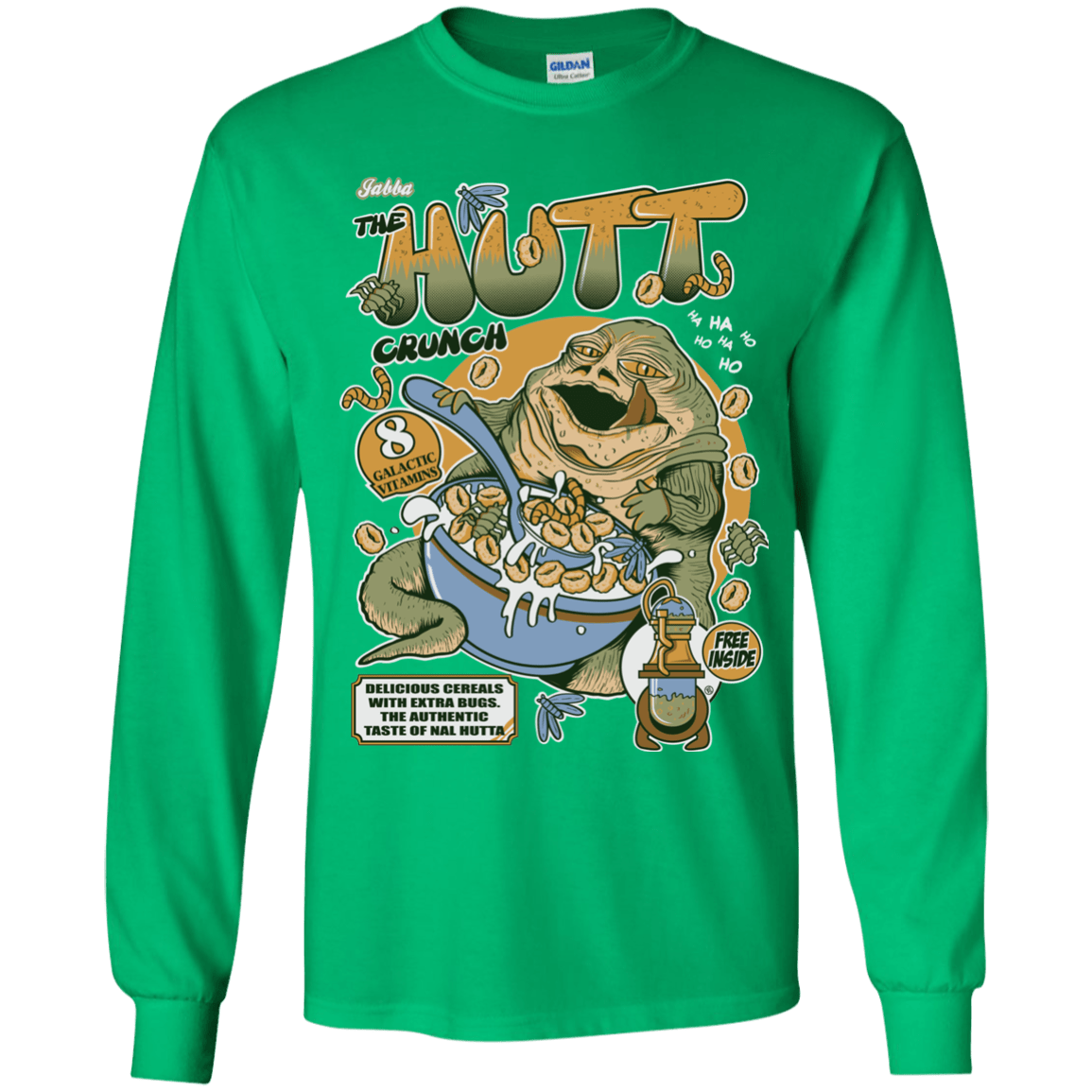 T-Shirts Irish Green / YS The Hutt Crunch Youth Long Sleeve T-Shirt