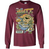 T-Shirts Maroon / YS The Hutt Crunch Youth Long Sleeve T-Shirt