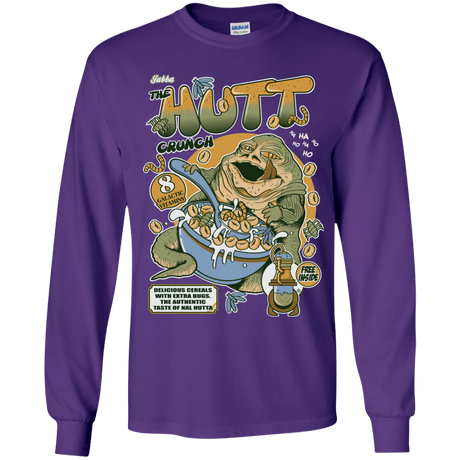 T-Shirts Purple / YS The Hutt Crunch Youth Long Sleeve T-Shirt
