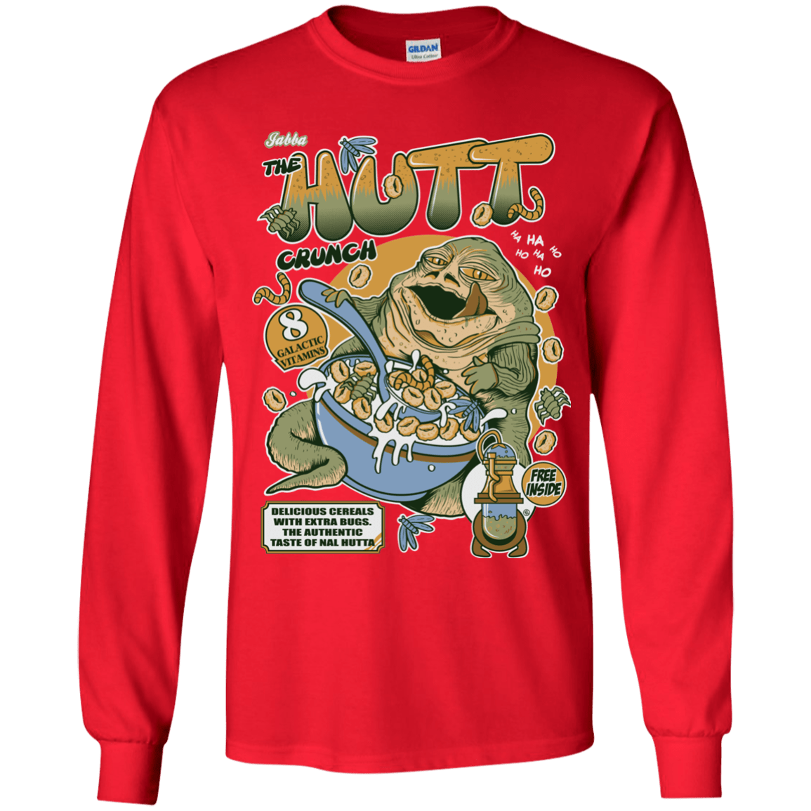 T-Shirts Red / YS The Hutt Crunch Youth Long Sleeve T-Shirt