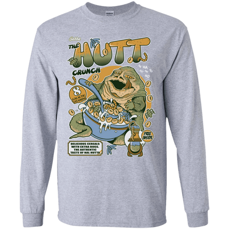 T-Shirts Sport Grey / YS The Hutt Crunch Youth Long Sleeve T-Shirt