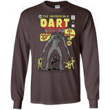 T-Shirts Dark Chocolate / S The Incredible Dart Men's Long Sleeve T-Shirt