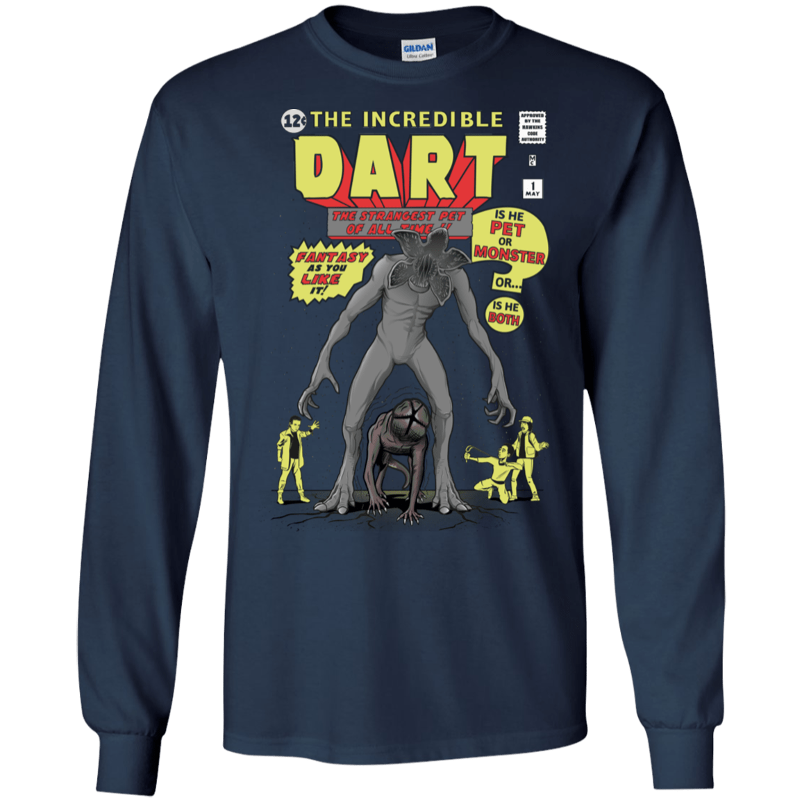 T-Shirts Navy / S The Incredible Dart Men's Long Sleeve T-Shirt