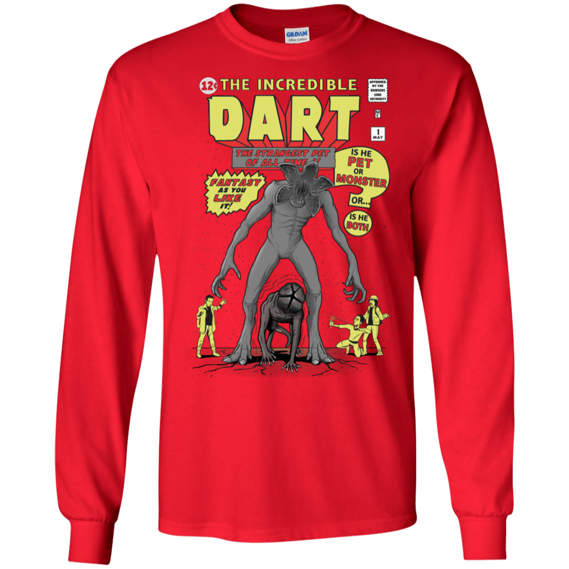 T-Shirts Red / S The Incredible Dart Men's Long Sleeve T-Shirt