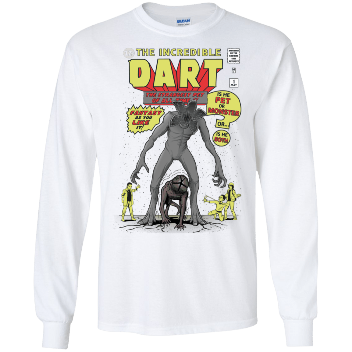 T-Shirts White / S The Incredible Dart Men's Long Sleeve T-Shirt