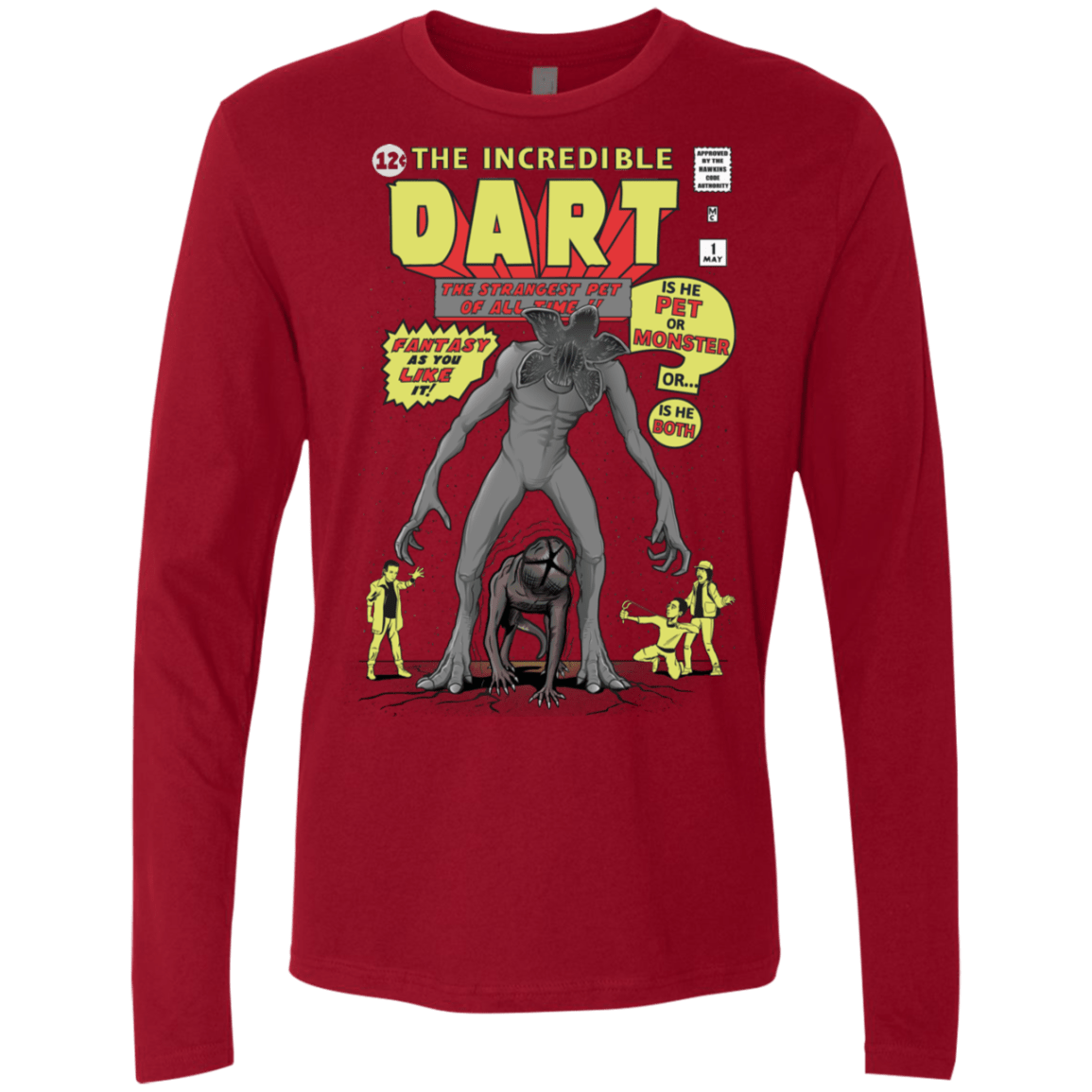 T-Shirts Cardinal / S The Incredible Dart Men's Premium Long Sleeve