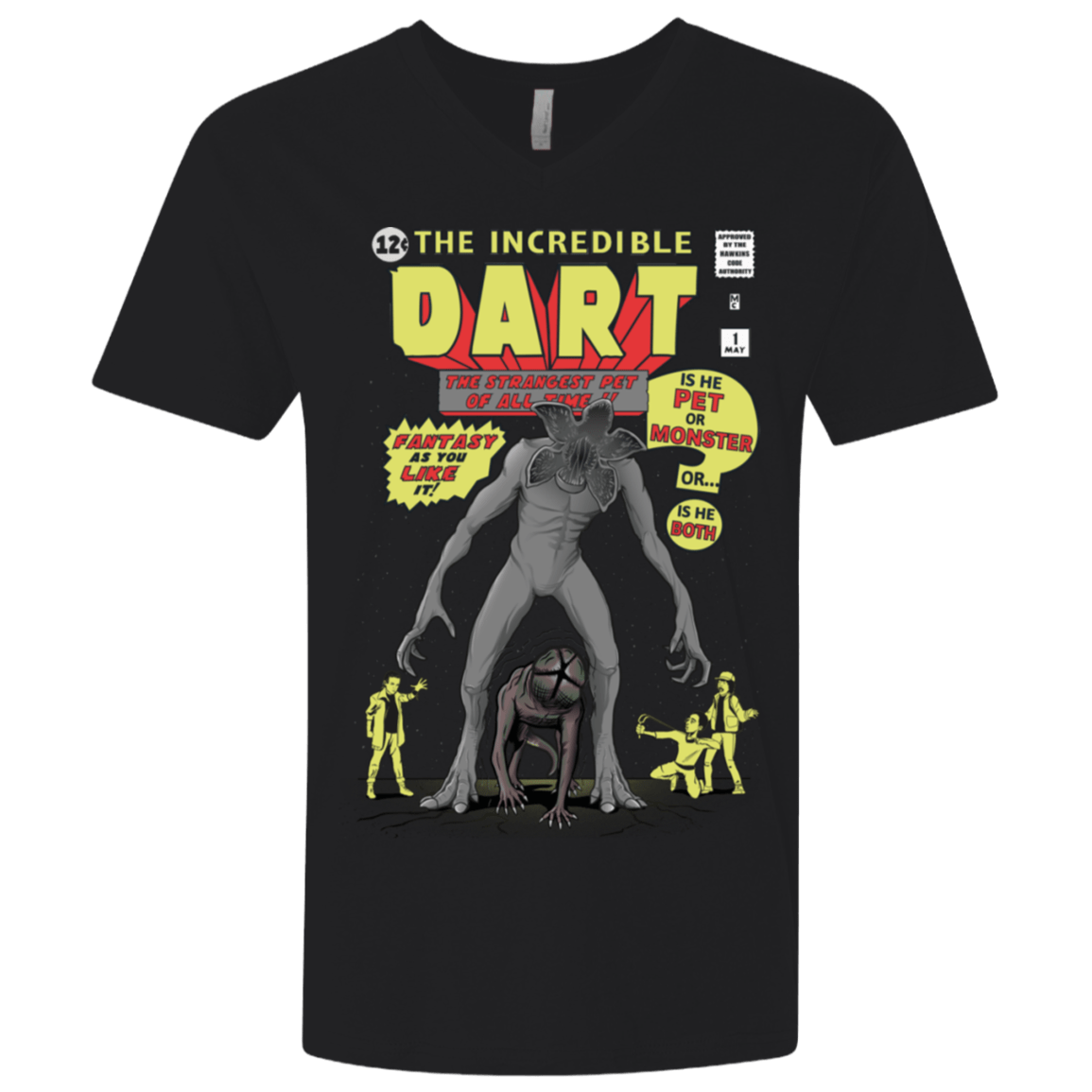 T-Shirts Black / X-Small The Incredible Dart Men's Premium V-Neck