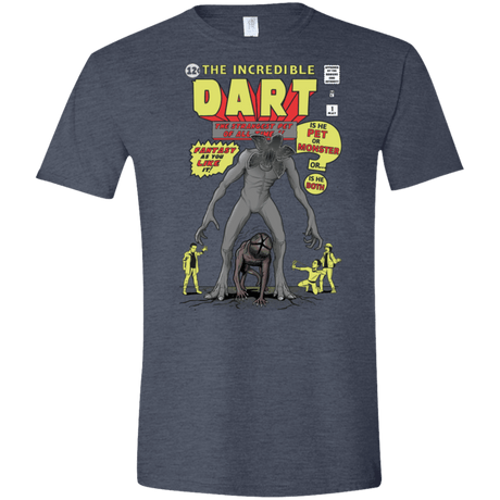 T-Shirts Heather Navy / S The Incredible Dart Men's Semi-Fitted Softstyle