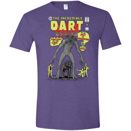 T-Shirts Heather Purple / S The Incredible Dart Men's Semi-Fitted Softstyle