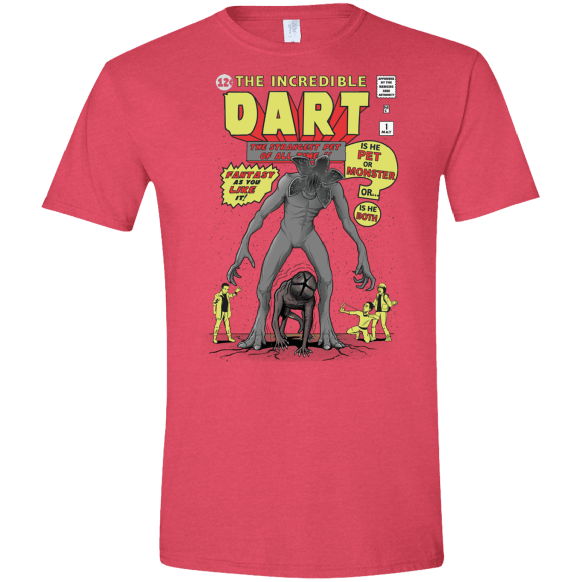 T-Shirts Heather Red / S The Incredible Dart Men's Semi-Fitted Softstyle