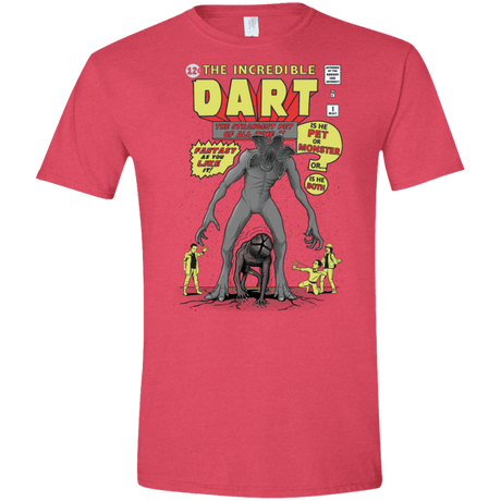 T-Shirts Heather Red / S The Incredible Dart Men's Semi-Fitted Softstyle