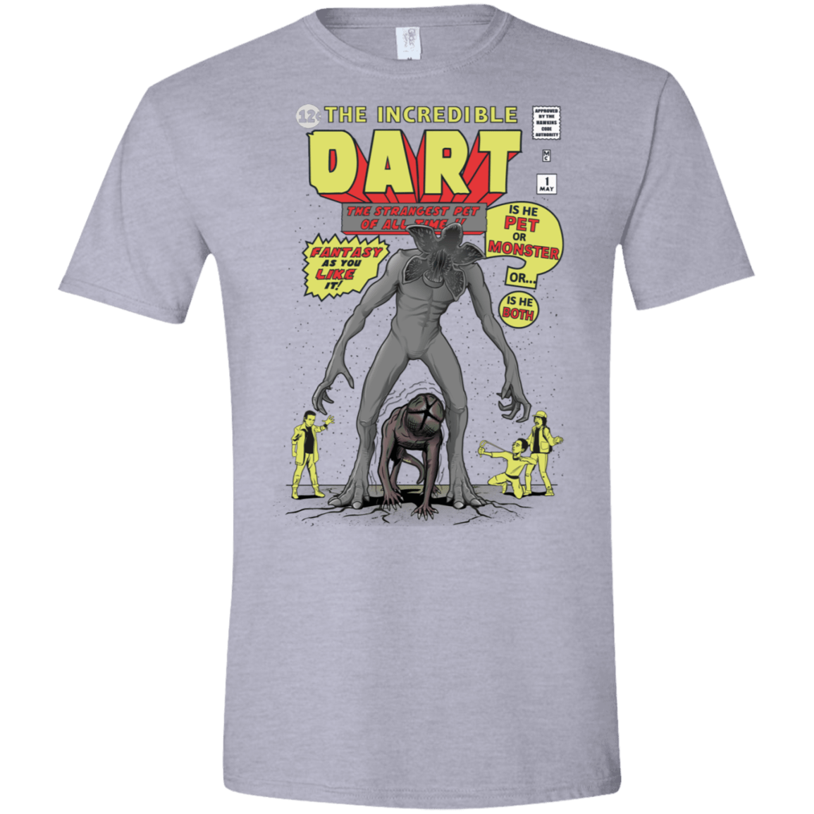 T-Shirts Sport Grey / X-Small The Incredible Dart Men's Semi-Fitted Softstyle
