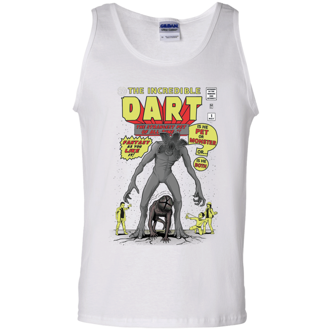 T-Shirts White / S The Incredible Dart Men's Tank Top