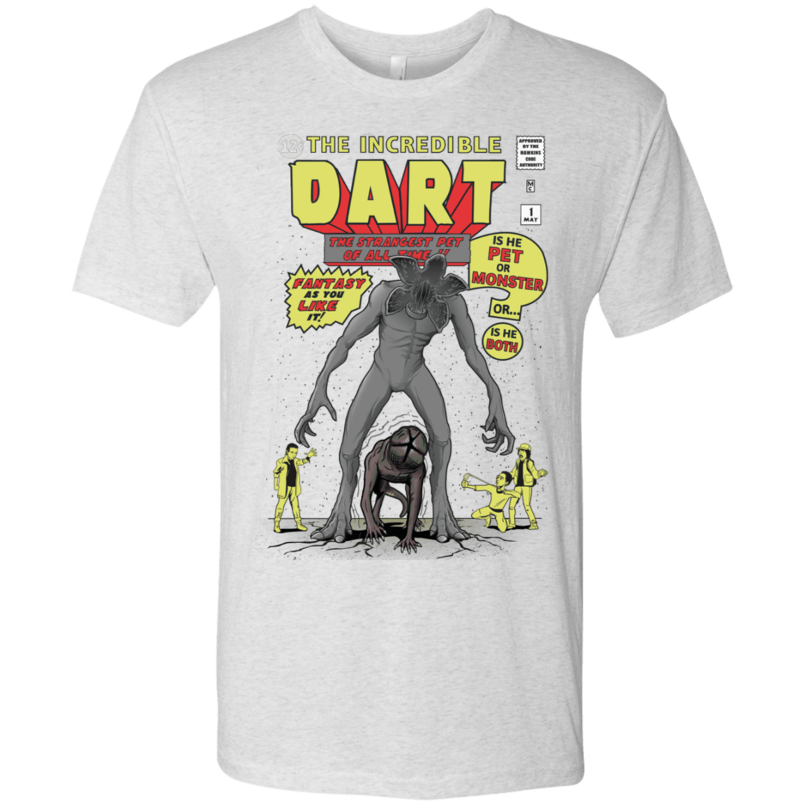 T-Shirts Heather White / S The Incredible Dart Men's Triblend T-Shirt