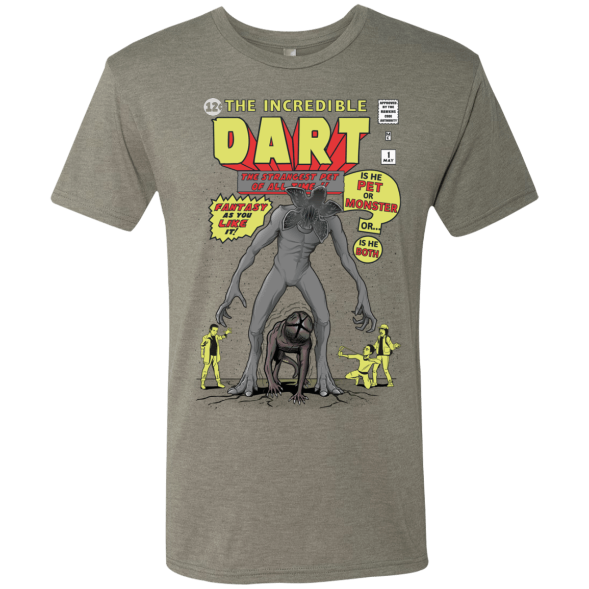 T-Shirts Venetian Grey / S The Incredible Dart Men's Triblend T-Shirt