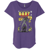 T-Shirts Purple Rush / X-Small The Incredible Dart Triblend Dolman Sleeve