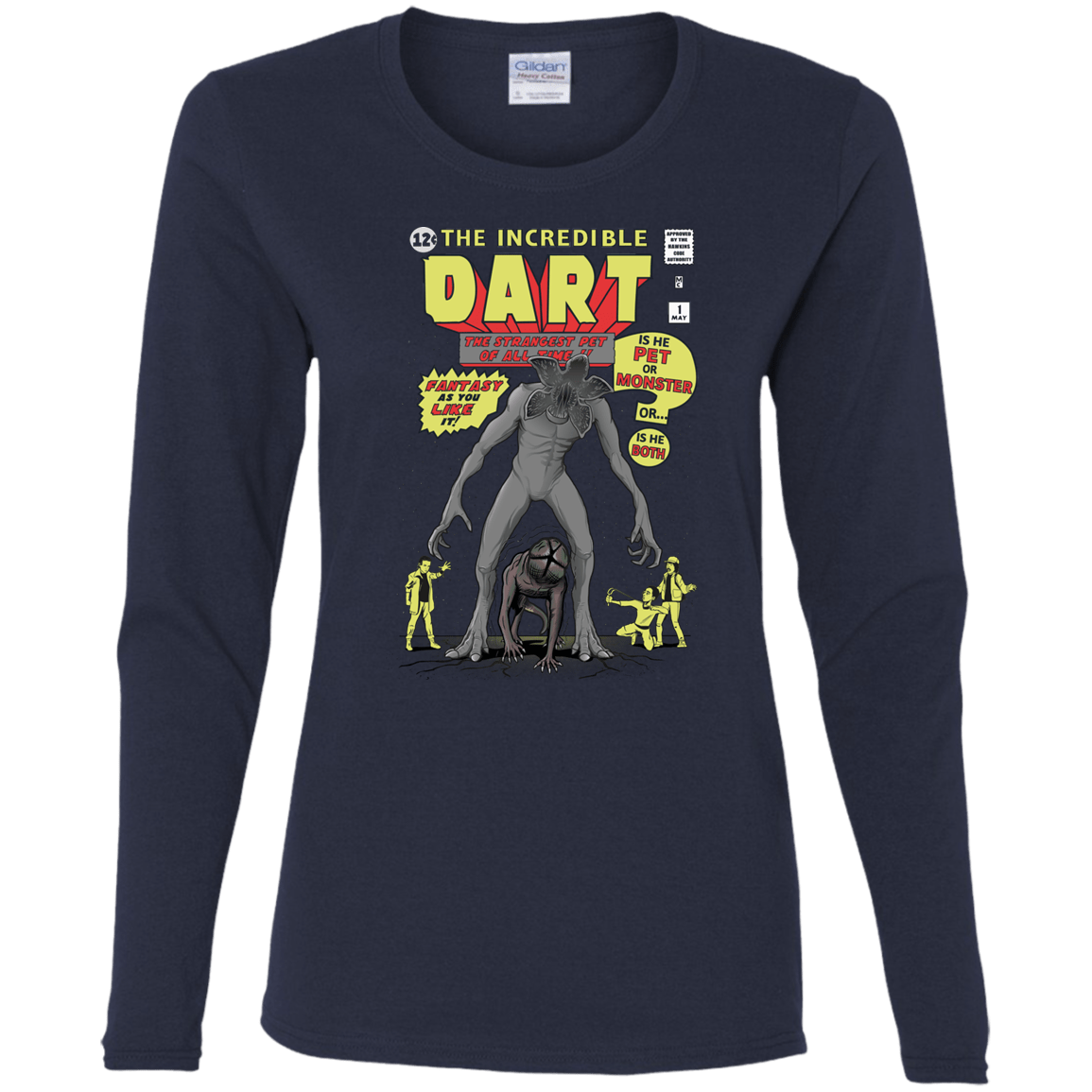 T-Shirts Navy / S The Incredible Dart Women's Long Sleeve T-Shirt