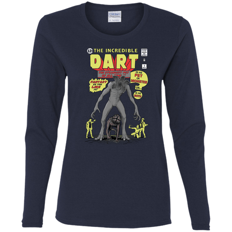 T-Shirts Navy / S The Incredible Dart Women's Long Sleeve T-Shirt