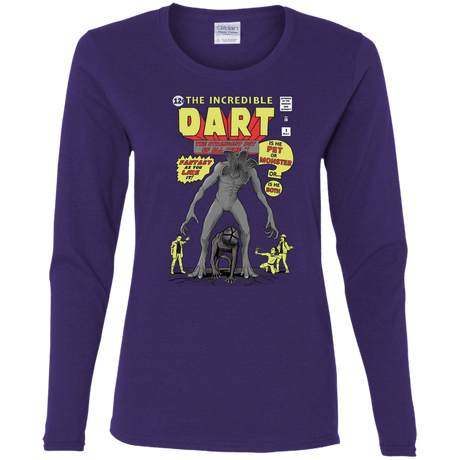 T-Shirts Purple / S The Incredible Dart Women's Long Sleeve T-Shirt