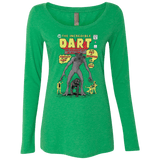T-Shirts Envy / S The Incredible Dart Women's Triblend Long Sleeve Shirt