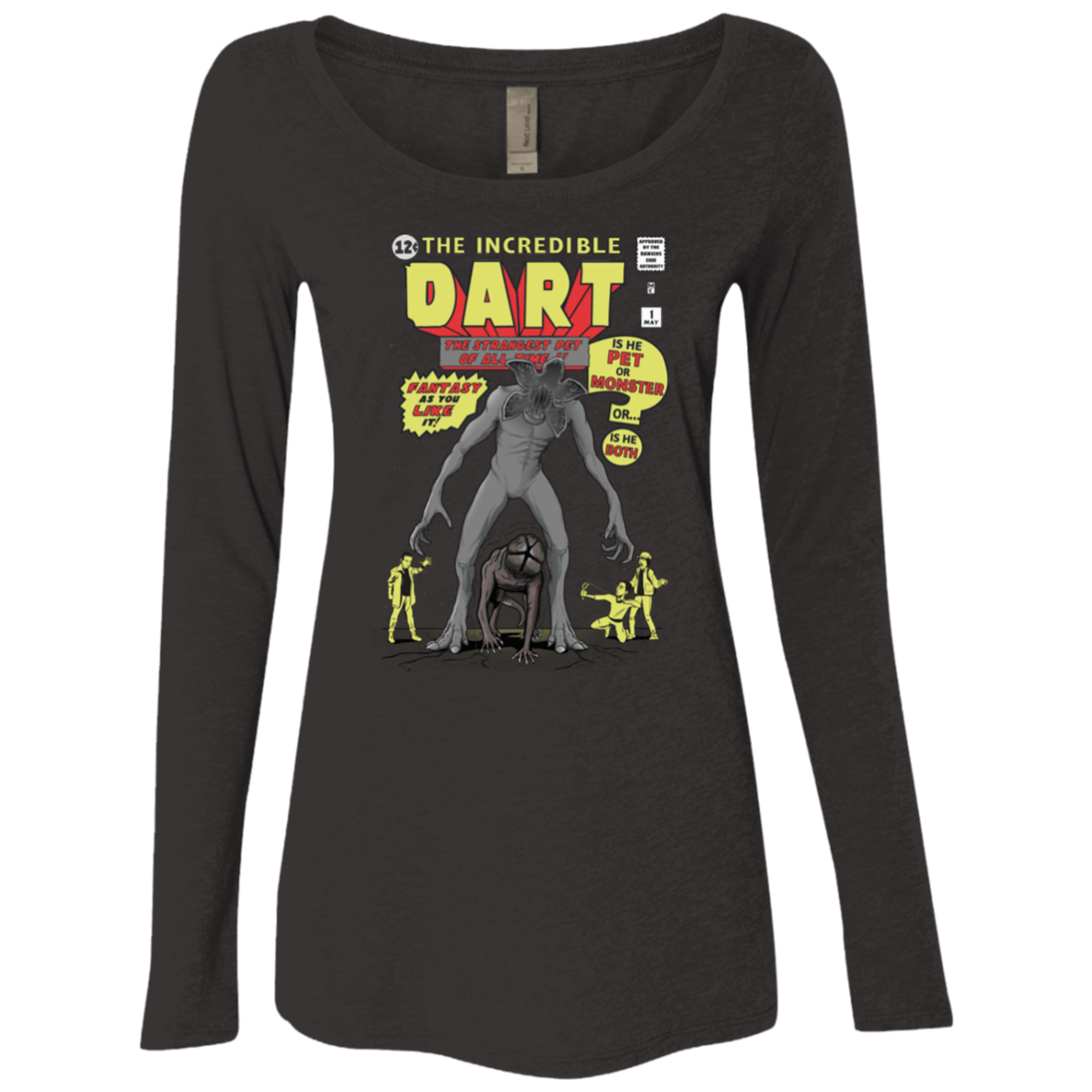 T-Shirts Vintage Black / S The Incredible Dart Women's Triblend Long Sleeve Shirt