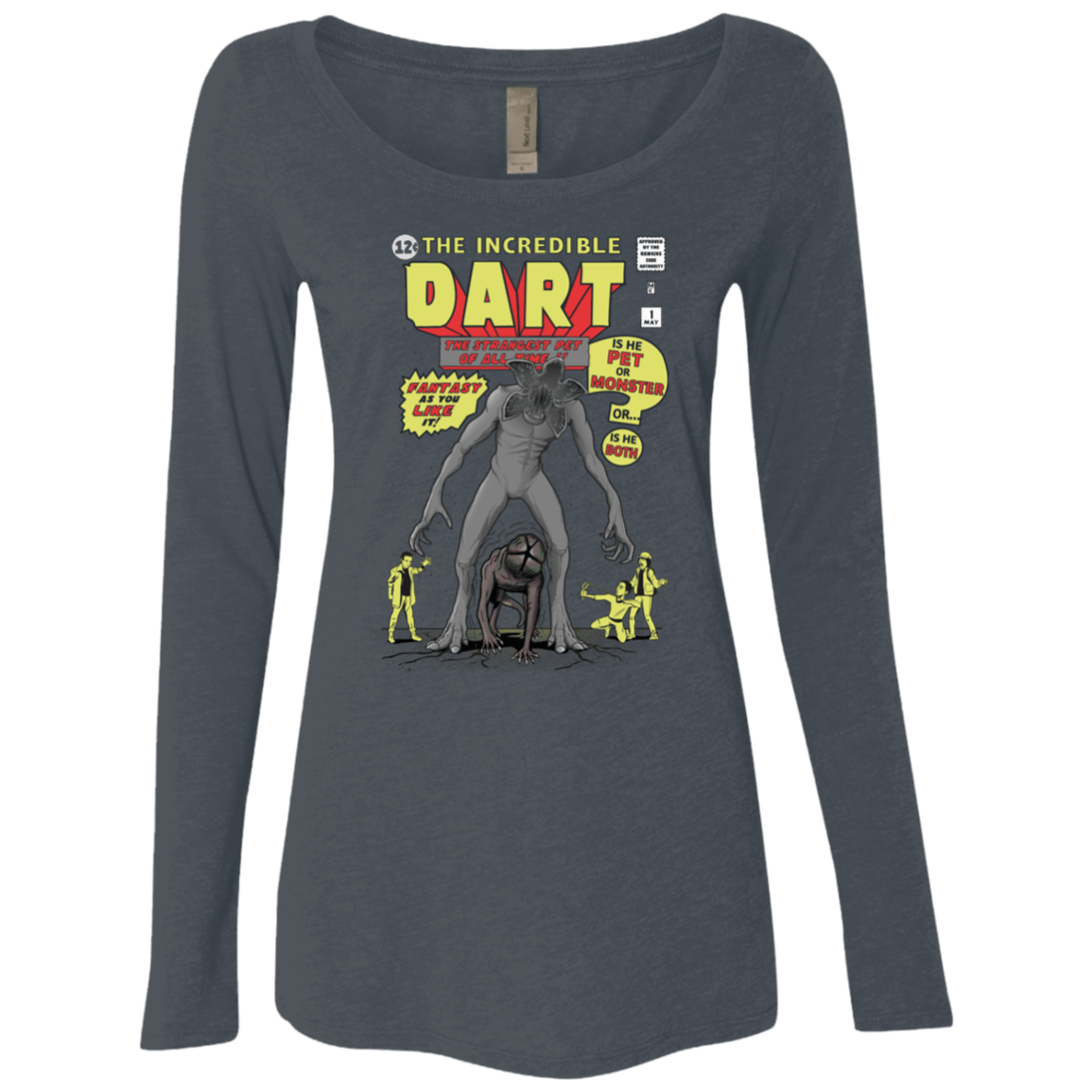 T-Shirts Vintage Navy / S The Incredible Dart Women's Triblend Long Sleeve Shirt