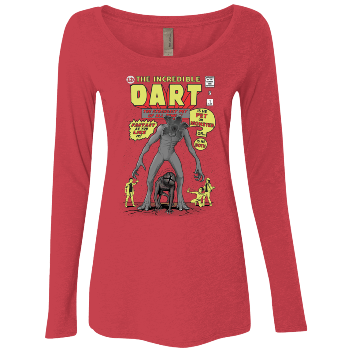 T-Shirts Vintage Red / S The Incredible Dart Women's Triblend Long Sleeve Shirt