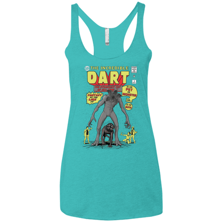 T-Shirts Tahiti Blue / X-Small The Incredible Dart Women's Triblend Racerback Tank