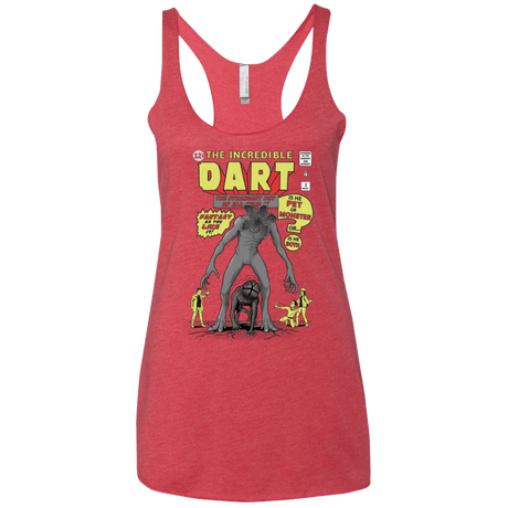 T-Shirts Vintage Red / X-Small The Incredible Dart Women's Triblend Racerback Tank