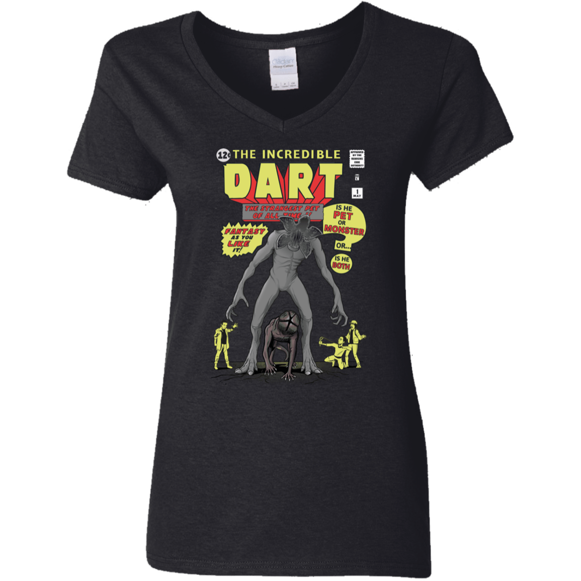 T-Shirts Black / S The Incredible Dart Women's V-Neck T-Shirt