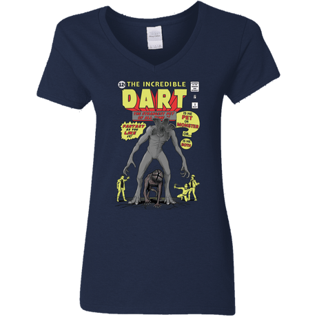 T-Shirts Navy / S The Incredible Dart Women's V-Neck T-Shirt