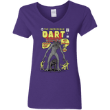 T-Shirts Purple / S The Incredible Dart Women's V-Neck T-Shirt