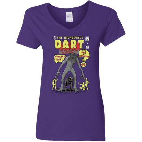 T-Shirts Purple / S The Incredible Dart Women's V-Neck T-Shirt