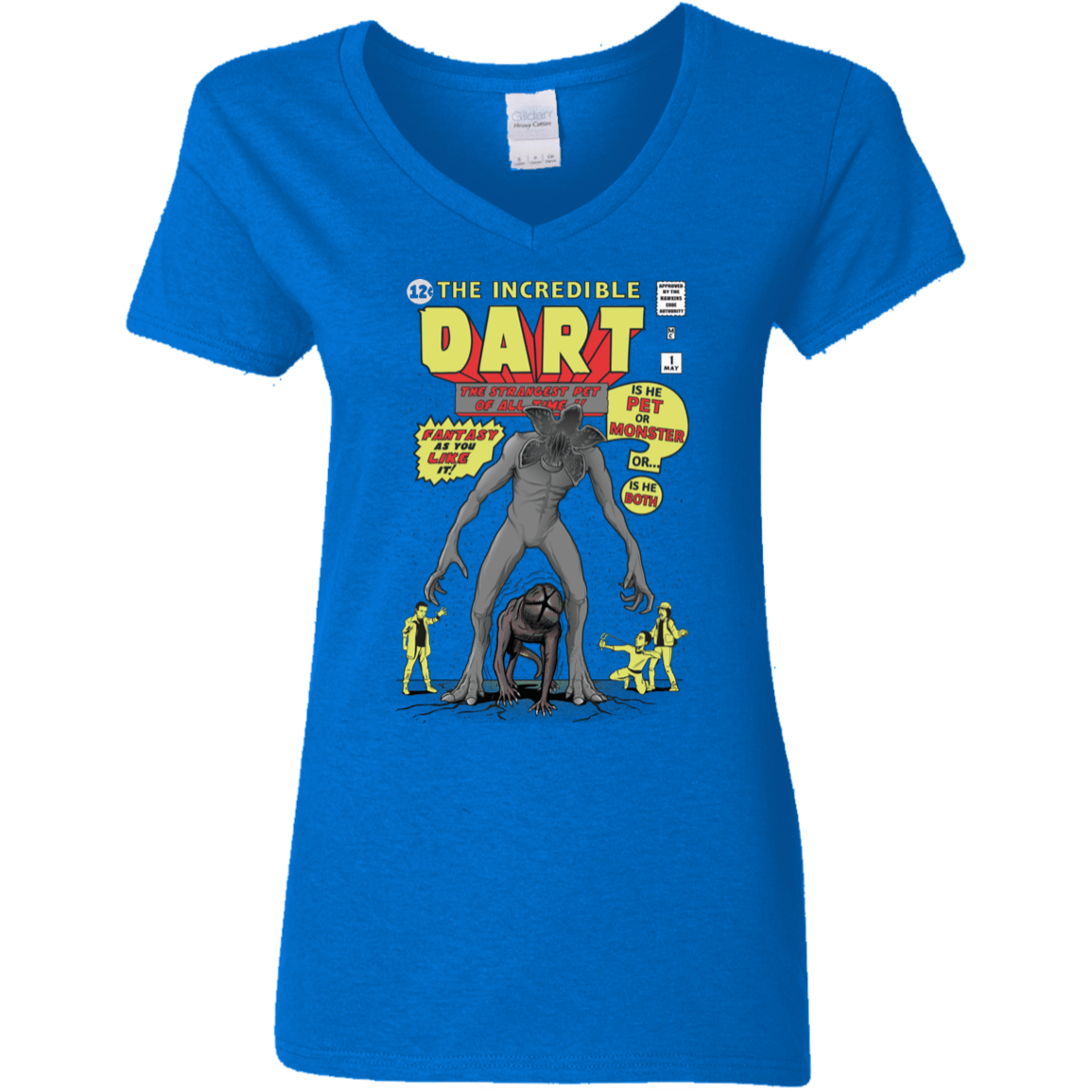 T-Shirts Royal / S The Incredible Dart Women's V-Neck T-Shirt