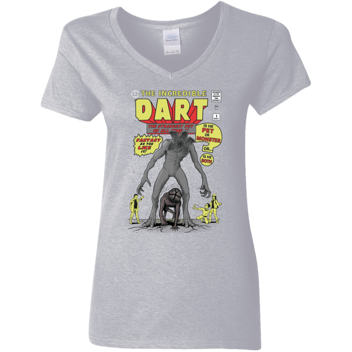 T-Shirts Sport Grey / S The Incredible Dart Women's V-Neck T-Shirt