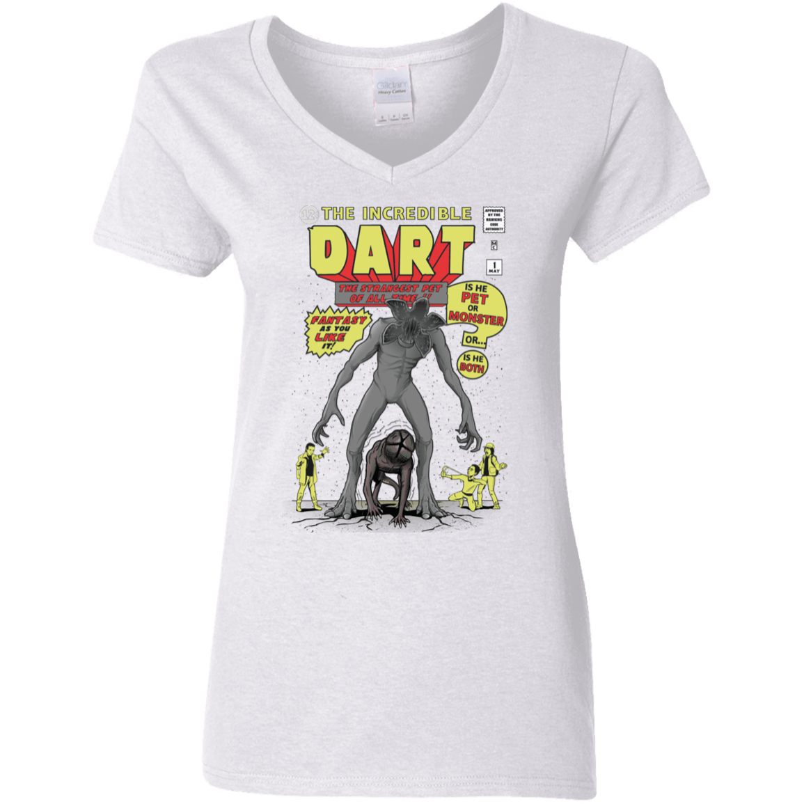 T-Shirts White / S The Incredible Dart Women's V-Neck T-Shirt