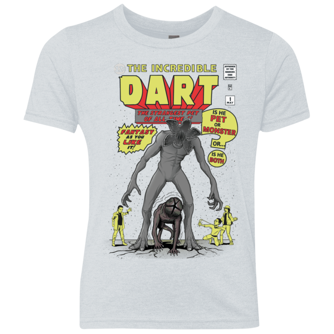 T-Shirts Heather White / YXS The Incredible Dart Youth Triblend T-Shirt
