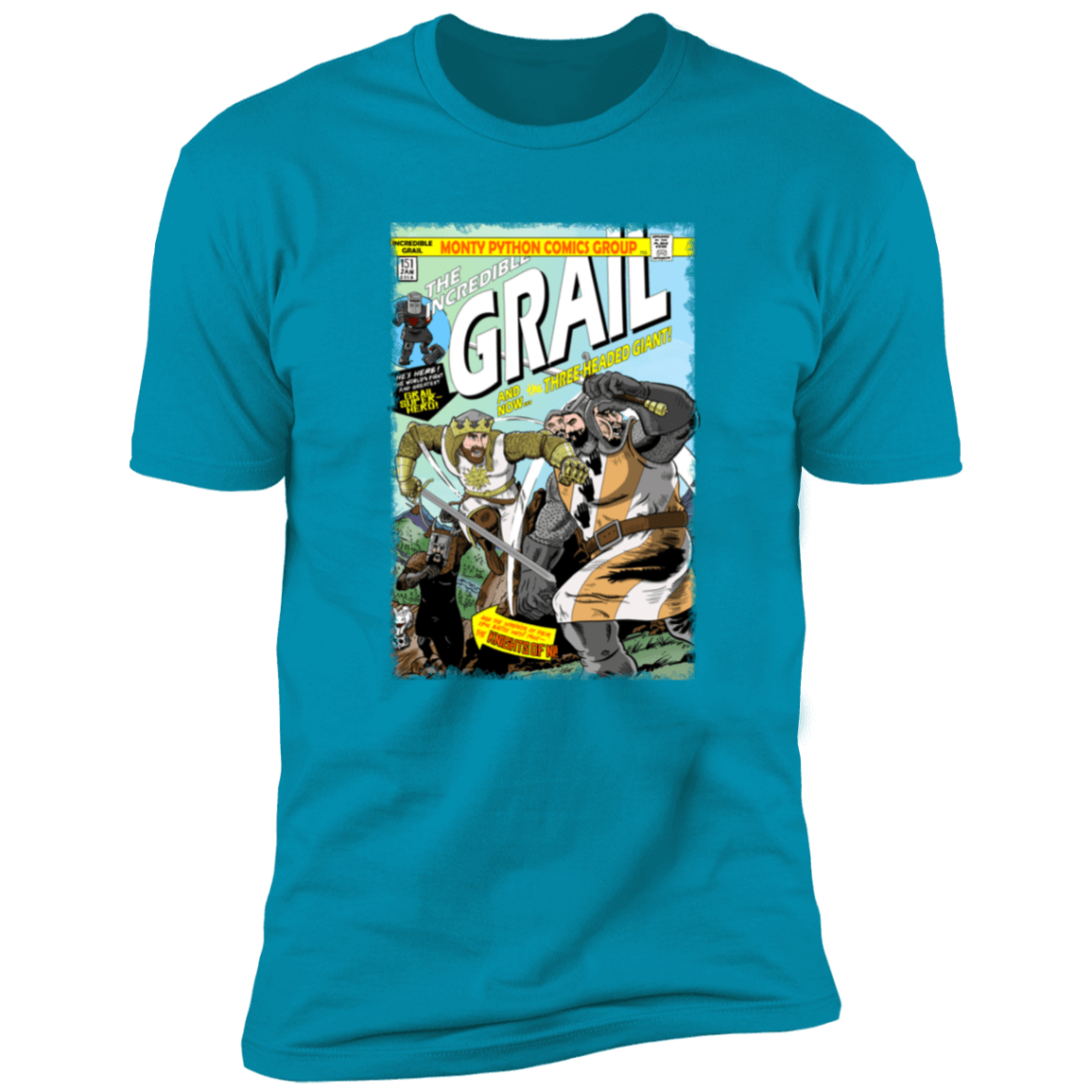 T-Shirts Turquoise / S The Incredible Grail Men's Premium T-Shirt