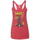 T-Shirts Vintage Red / X-Small The Incredible Groot Women's Triblend Racerback Tank