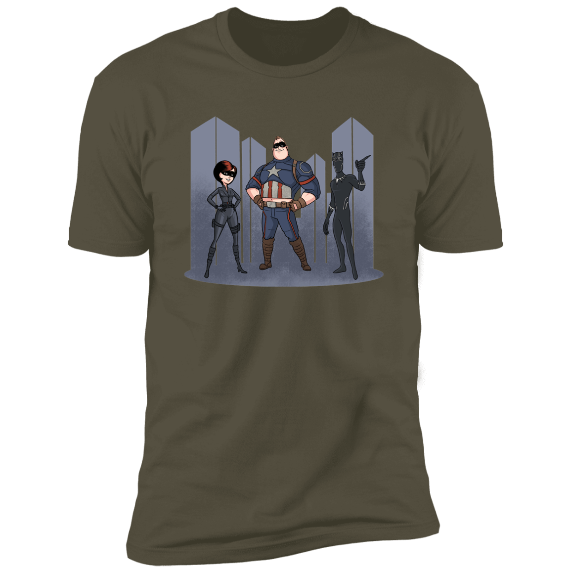 T-Shirts Military Green / S The Incredivengers Men's Premium T-Shirt