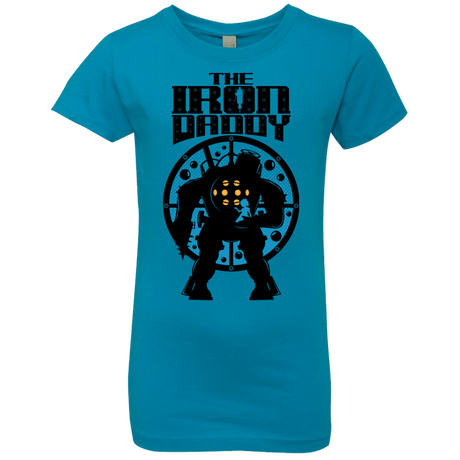 T-Shirts Turquoise / YXS The Iron Daddy Girls Premium T-Shirt