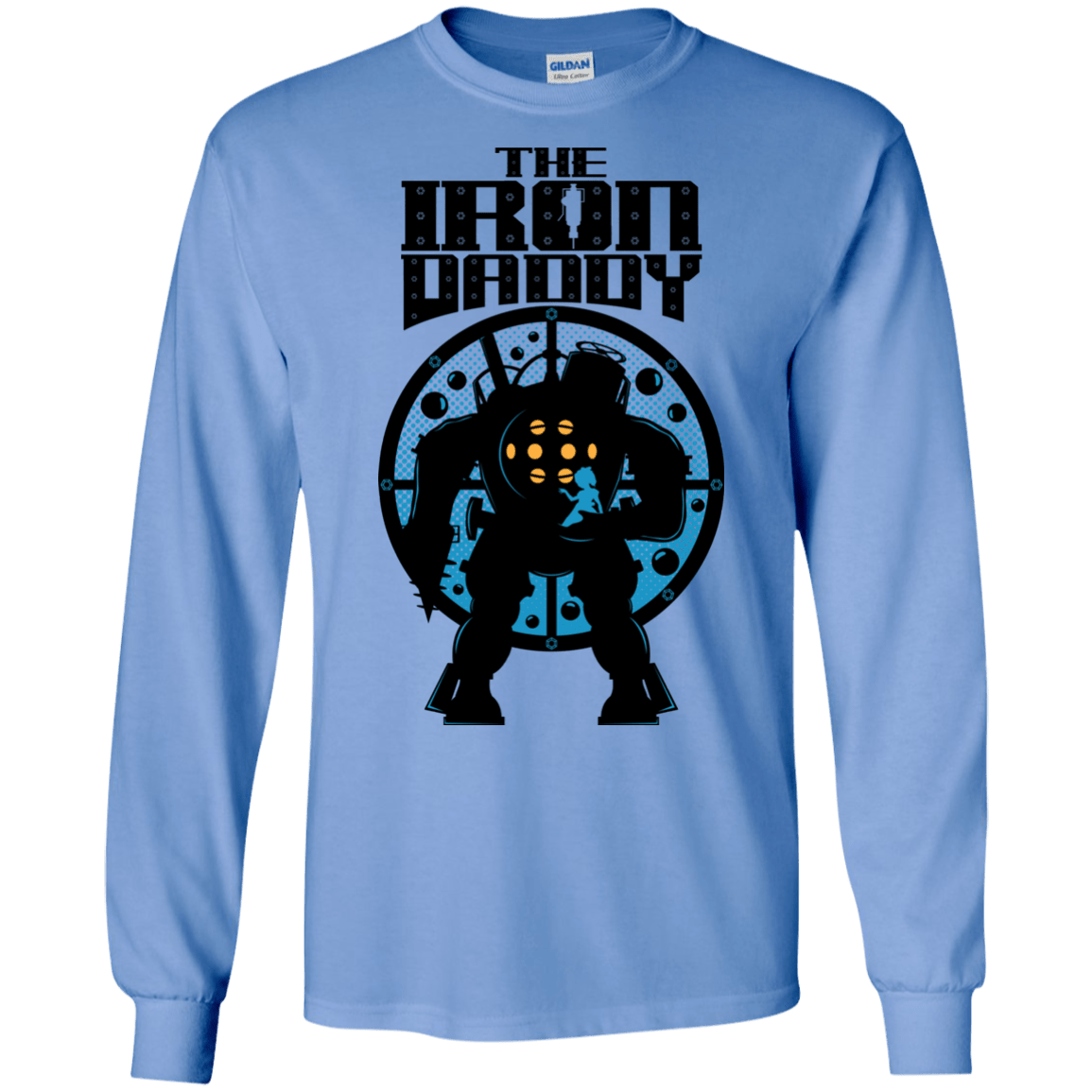 T-Shirts Carolina Blue / S The Iron Daddy Men's Long Sleeve T-Shirt