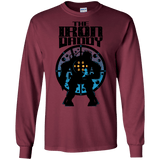 T-Shirts Maroon / S The Iron Daddy Men's Long Sleeve T-Shirt