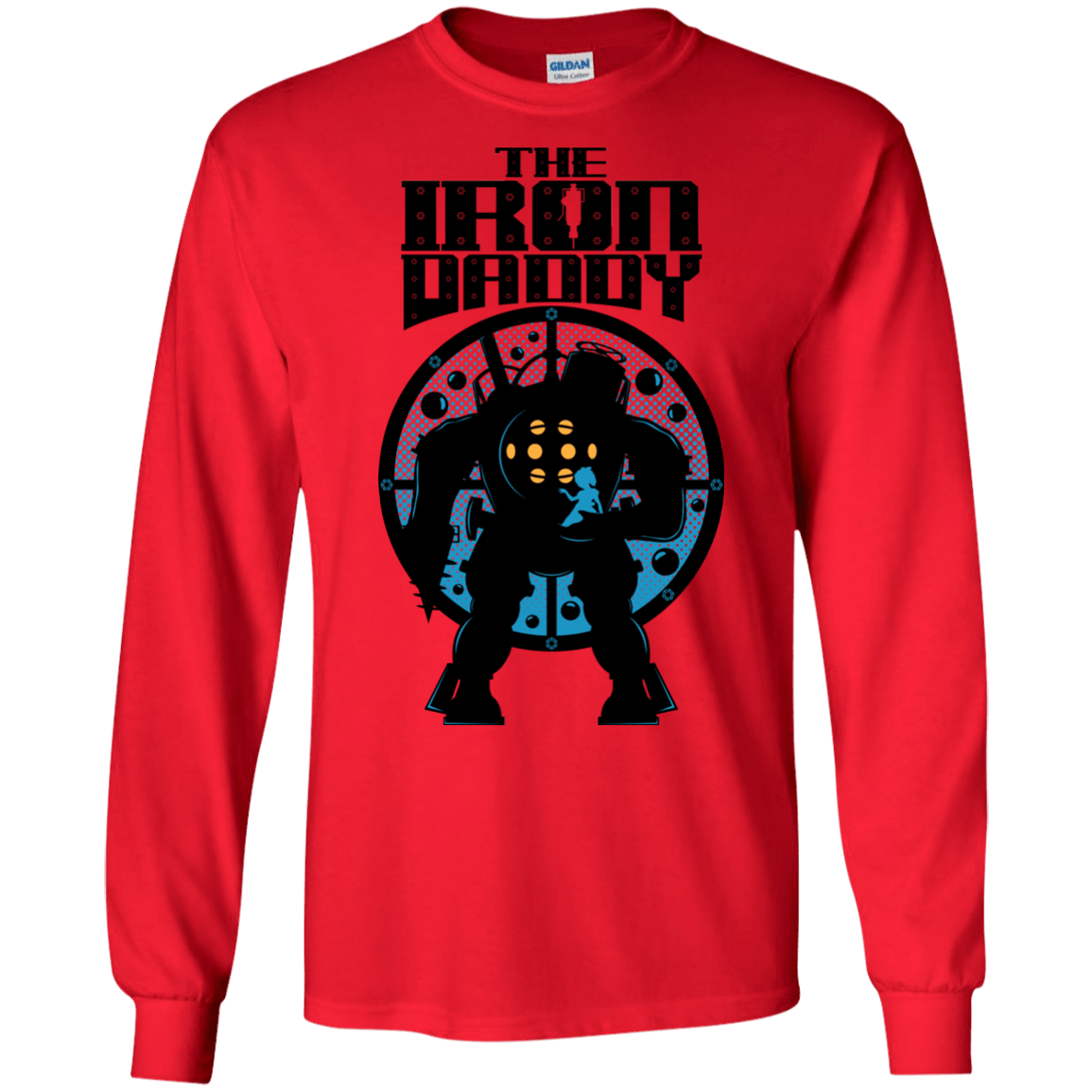 T-Shirts Red / S The Iron Daddy Men's Long Sleeve T-Shirt